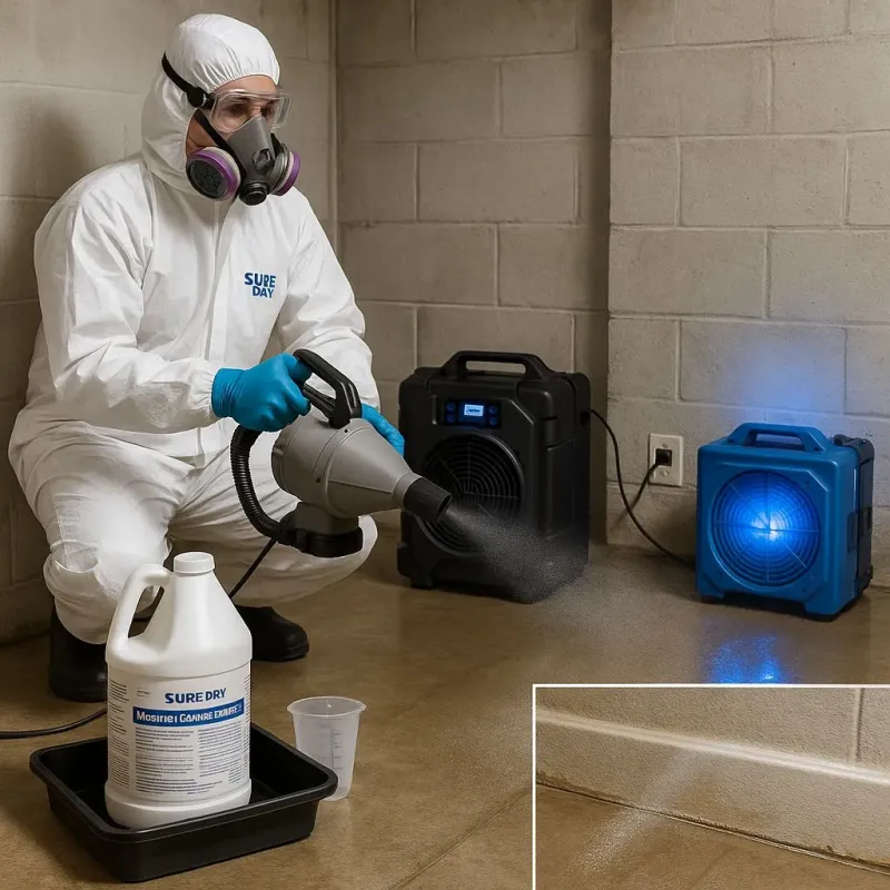 Sanitization and Odor Removal process in Purcell, OK