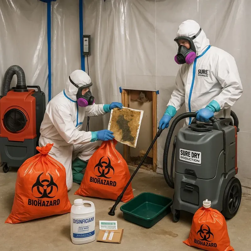 Contaminated Water Handling Protocols process in Purcell, OK